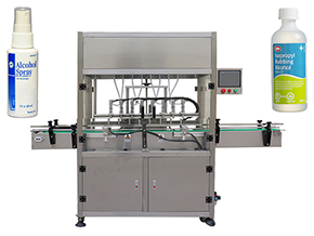 hand sanitizer filling capping machine