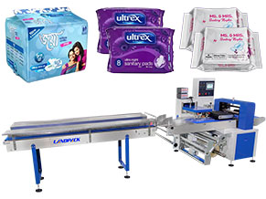 sanitary pads packaging machine