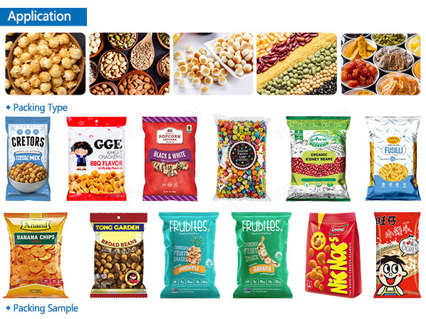 popcorn pouch packing machine