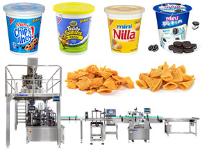 snacks packing machine