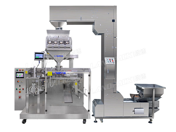 Automatic Fine Granules Horizontal Doypack Packaging Machine With Linear Weigher