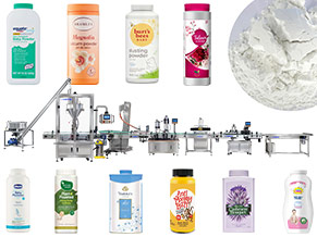 talcum powder filling machine