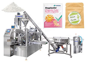 talcum powder filling machine