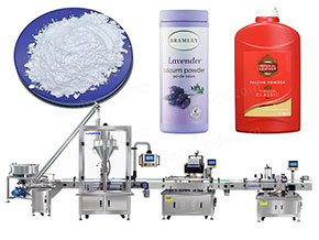 talcum powder filling machine