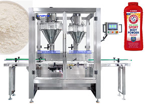 talcum powder filling machine