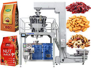 china m shape pouch packing machine