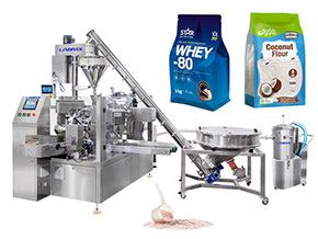 certified m shape pouch packing machine