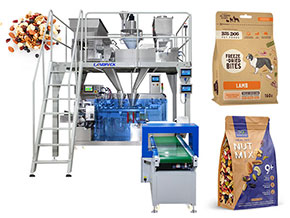 certified m shape pouch packing machine